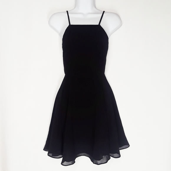 silence + noise Dresses & Skirts - Silence + Noise Cross Back Shell A Line Dress 0
